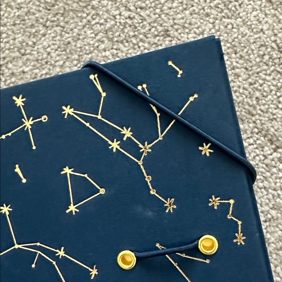 Navy and Gold Constellation Notebook File folder. - Picture 7 of 7
